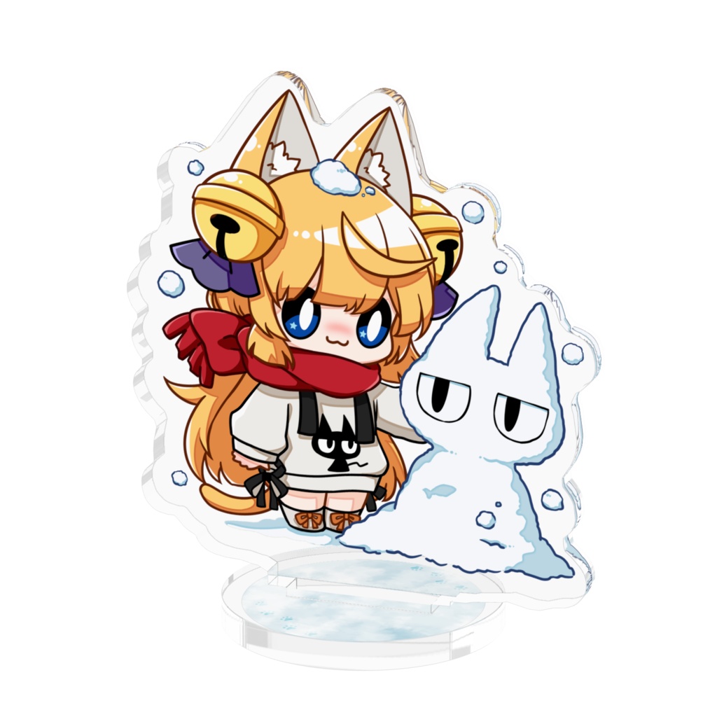 冬限定!涼本りゃうか雪遊びアクリルスタンド