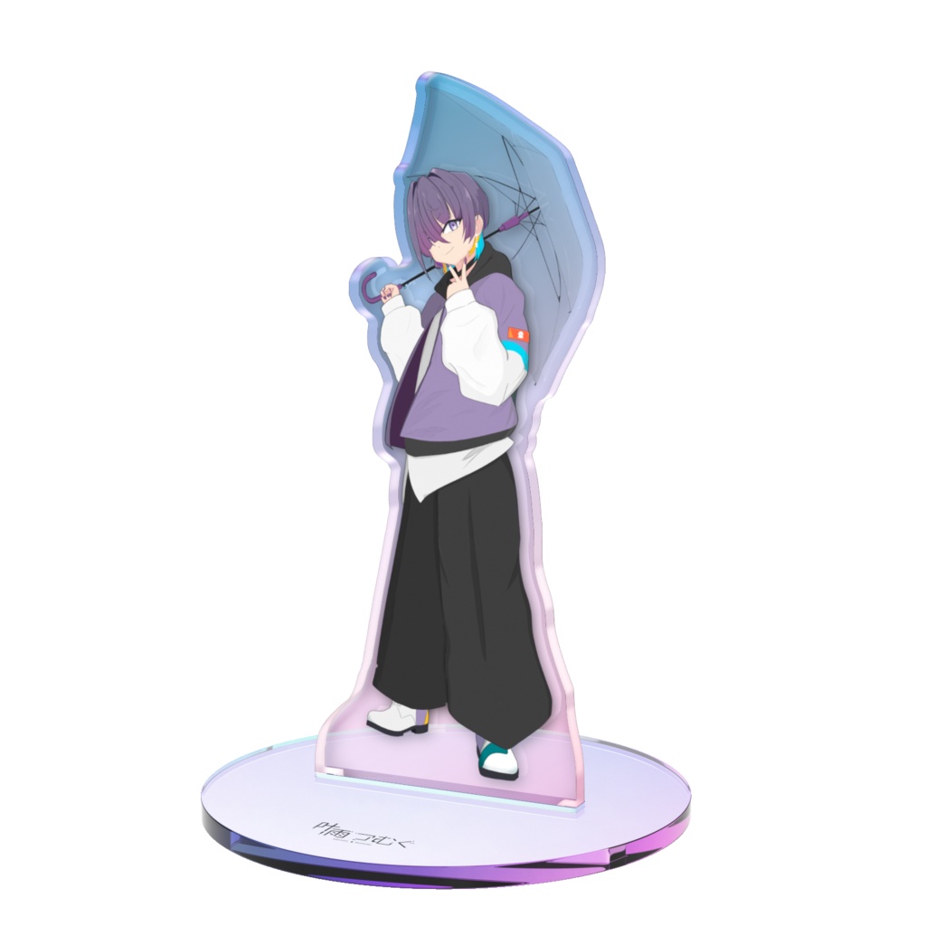 叶雨つむぐオーロラアクスタ（Ver2.0キービジュアル）