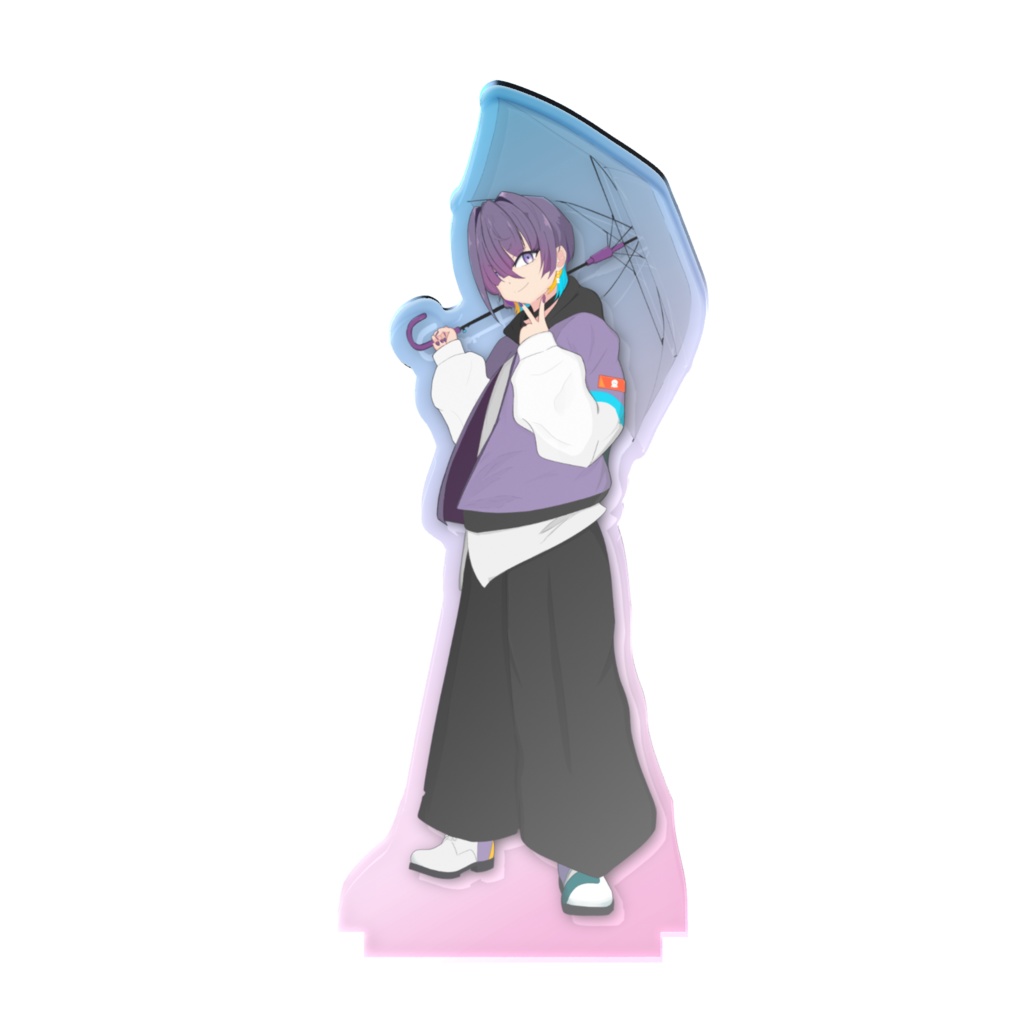 叶雨つむぐオーロラアクスタ(Ver2.0キービジュアル)