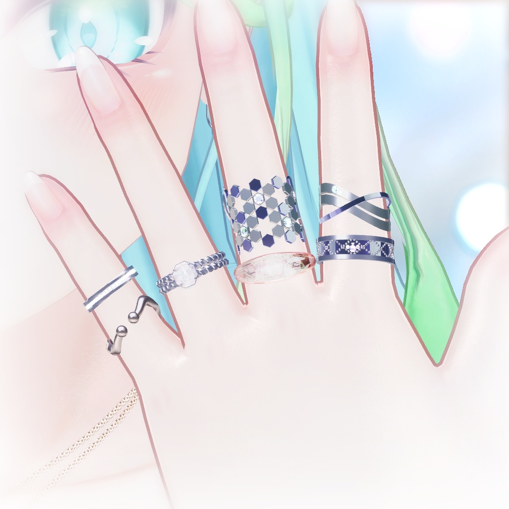 Color Ring for VRChat【ring series N3】