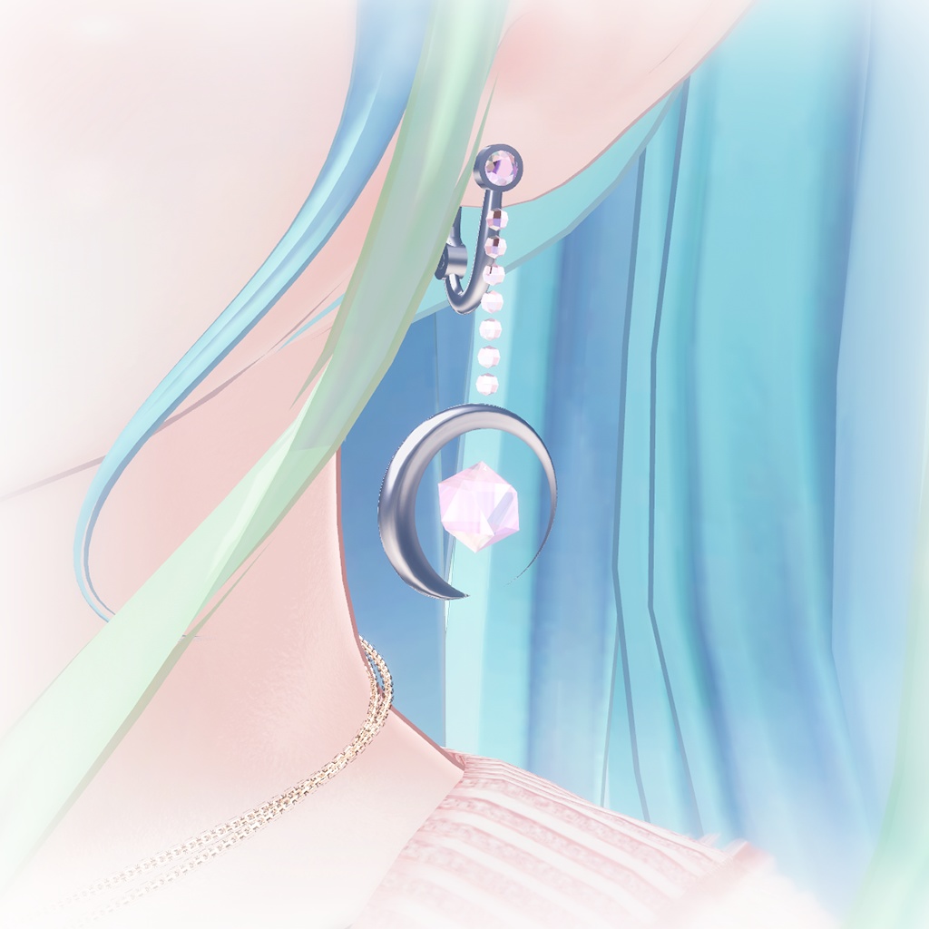 Color Earring for VRChat【earring series E3】
