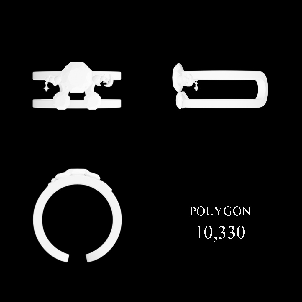 Color Ring for VRChat【ring series N8】