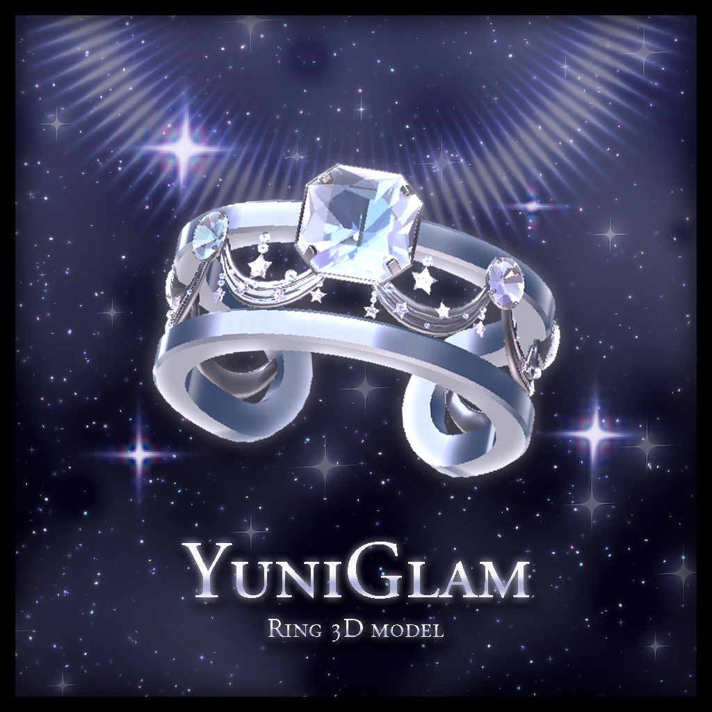 Color Ring for VRChat【ring series N9】