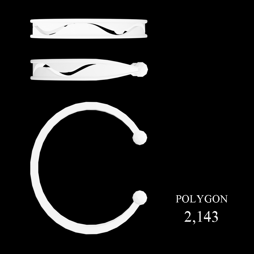 Color Bangle for VRChat【Bangle series B1】