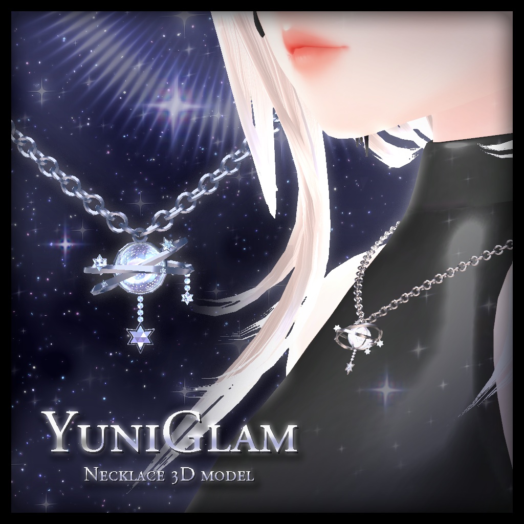 【MA対応】Color Necklace for VRChat【Necklace series NL1】