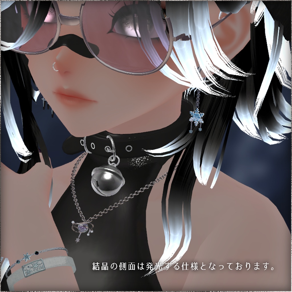 【MA対応】Color Earring for VRChat【earring series E5】