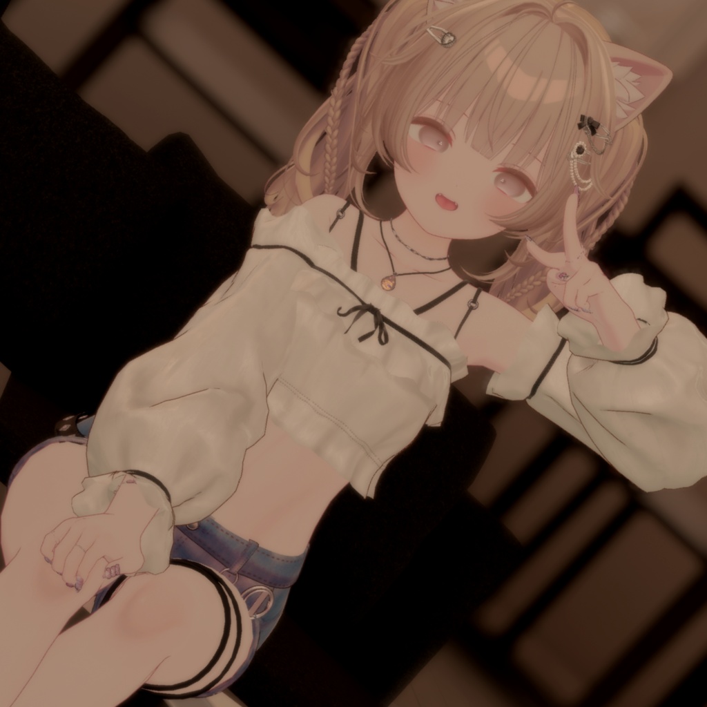 【MA対応】Lumi Float 【15アバター対応】【VRChat向け衣装モデル】
