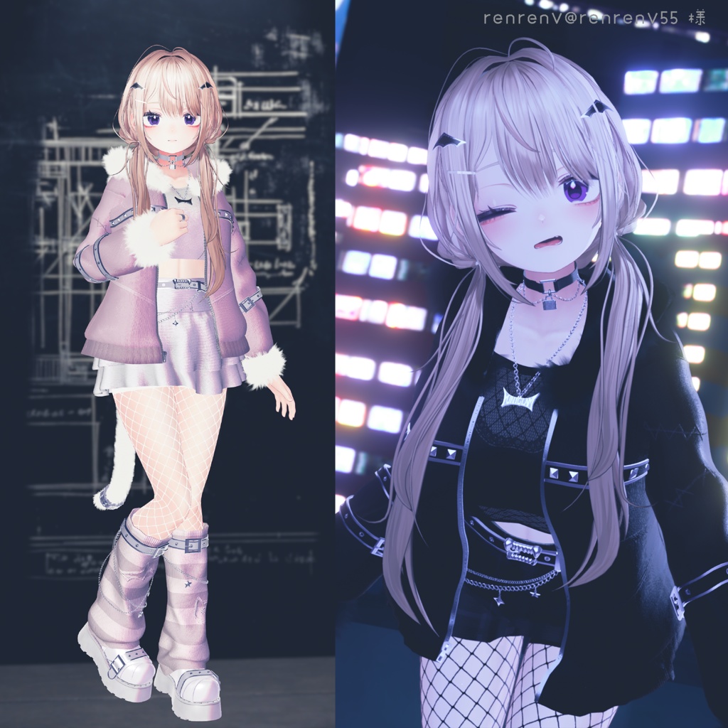 【MA対応】Y2K Rebellion【VRChat向け衣装モデル】【13アバター対応】