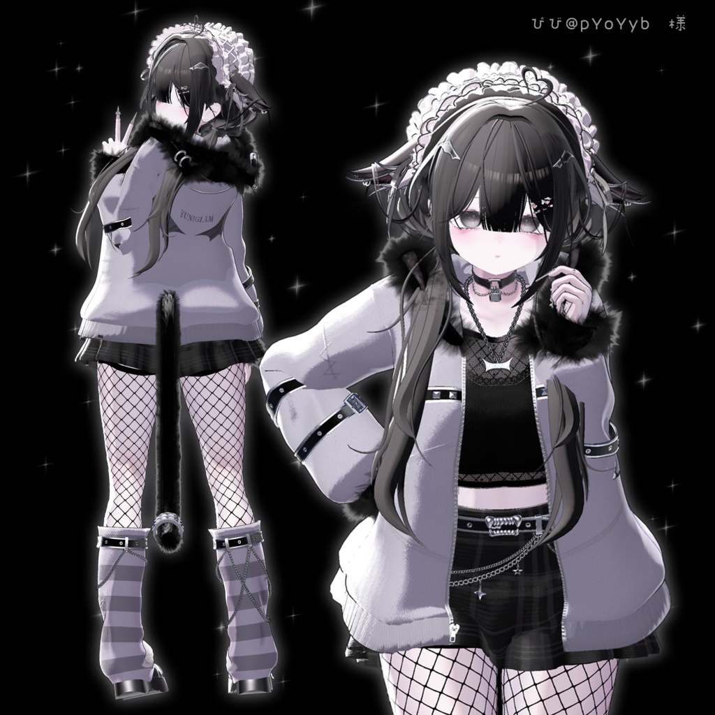 【MA対応】Y2K Rebellion【VRChat向け衣装モデル】【13アバター対応】