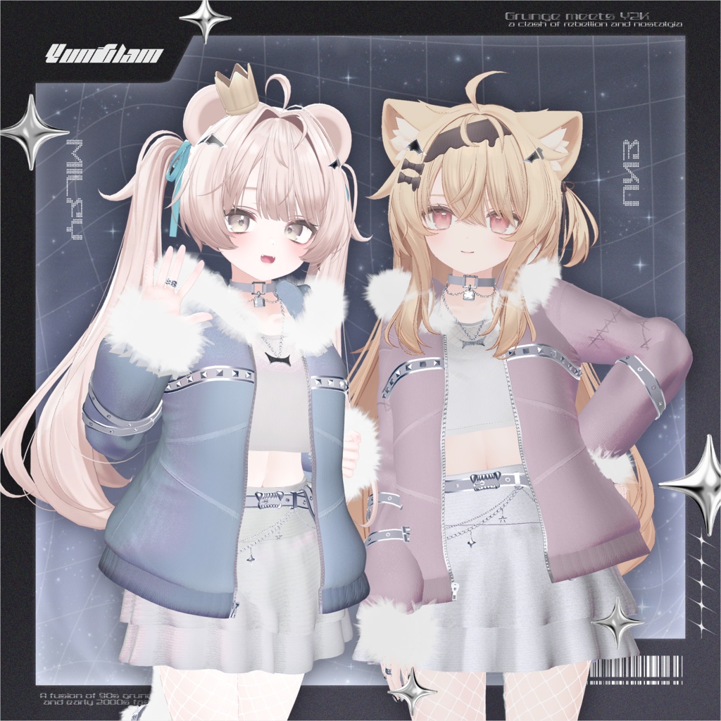 【MA対応】Y2K Rebellion【VRChat向け衣装モデル】【13アバター対応】