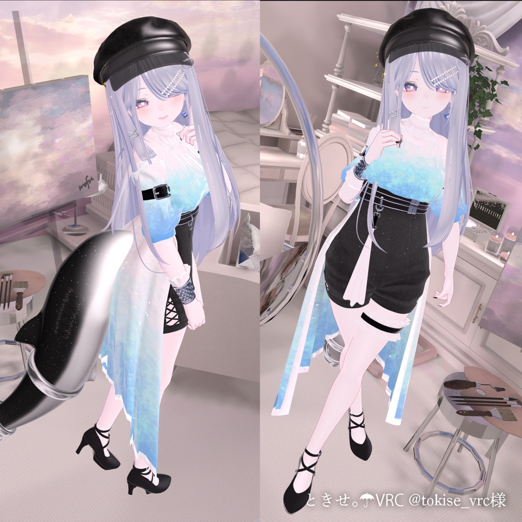 【MA対応】Arisia Nocturne【VRChat向け衣装モデル】【13アバター対応】