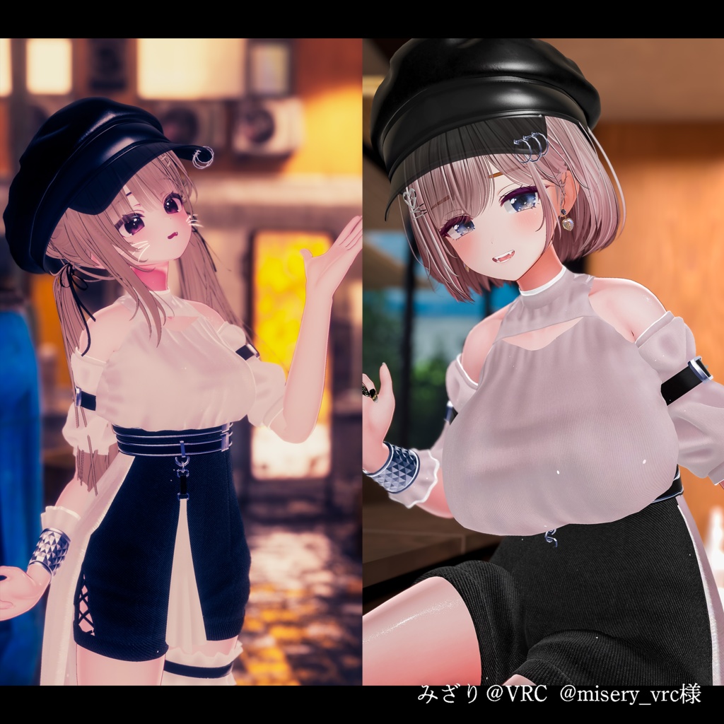 【MA対応】Arisia Nocturne【VRChat向け衣装モデル】【13アバター対応】