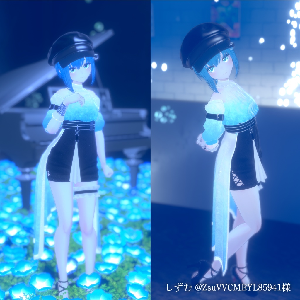 【MA対応】Arisia Nocturne【VRChat向け衣装モデル】【13アバター対応】
