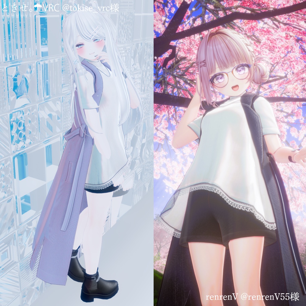 【MA対応】Slate Layer【VRChat向け衣装モデル】【15アバター対応】