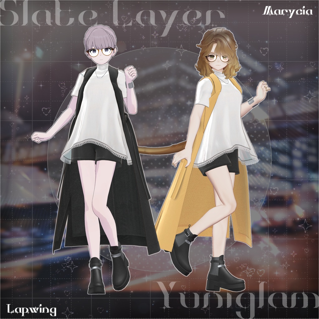 【MA対応】Slate Layer【VRChat向け衣装モデル】【15アバター対応】
