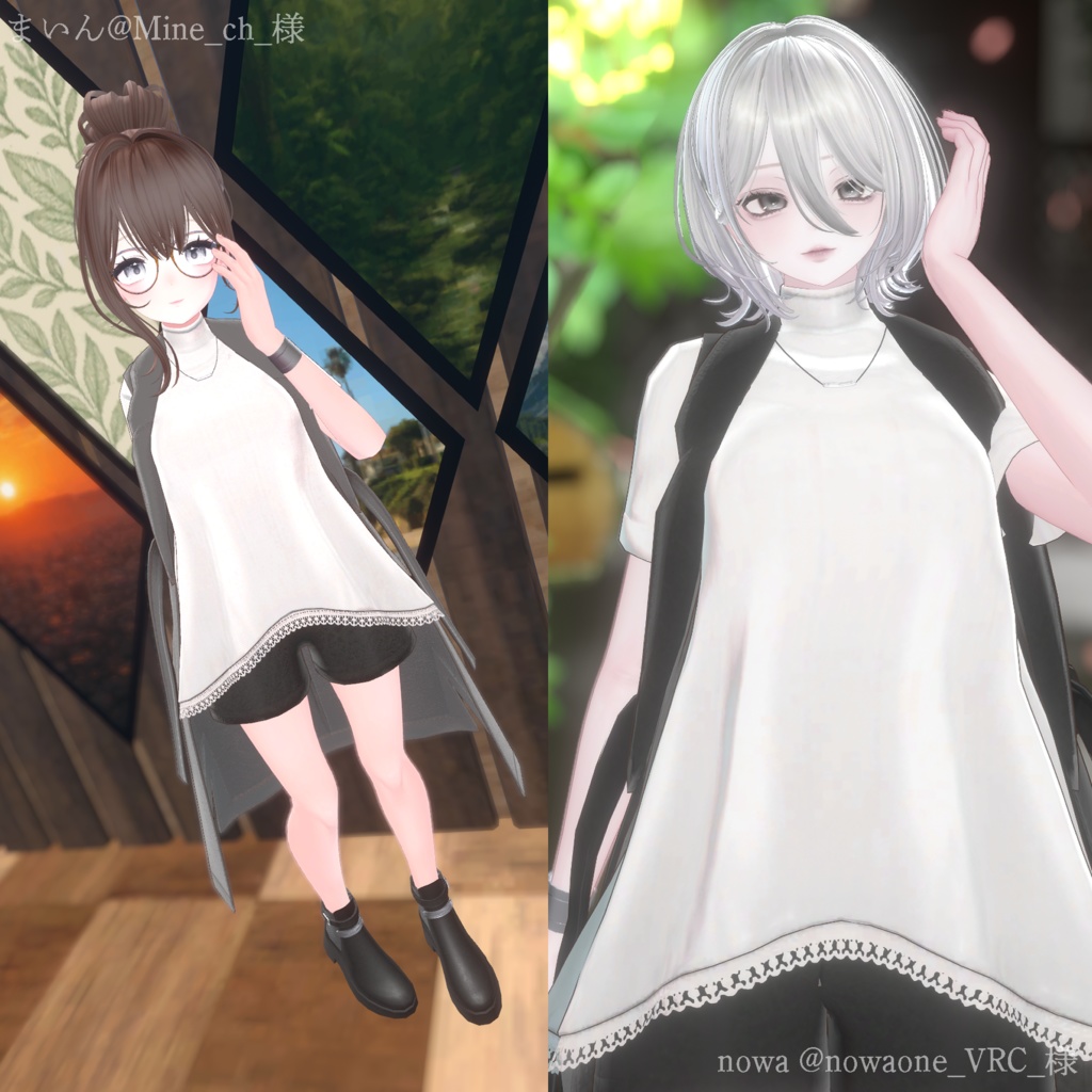 【MA対応】Slate Layer【VRChat向け衣装モデル】【15アバター対応】