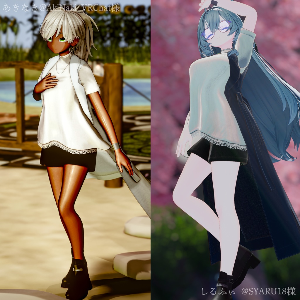 【MA対応】Slate Layer【VRChat向け衣装モデル】【15アバター対応】