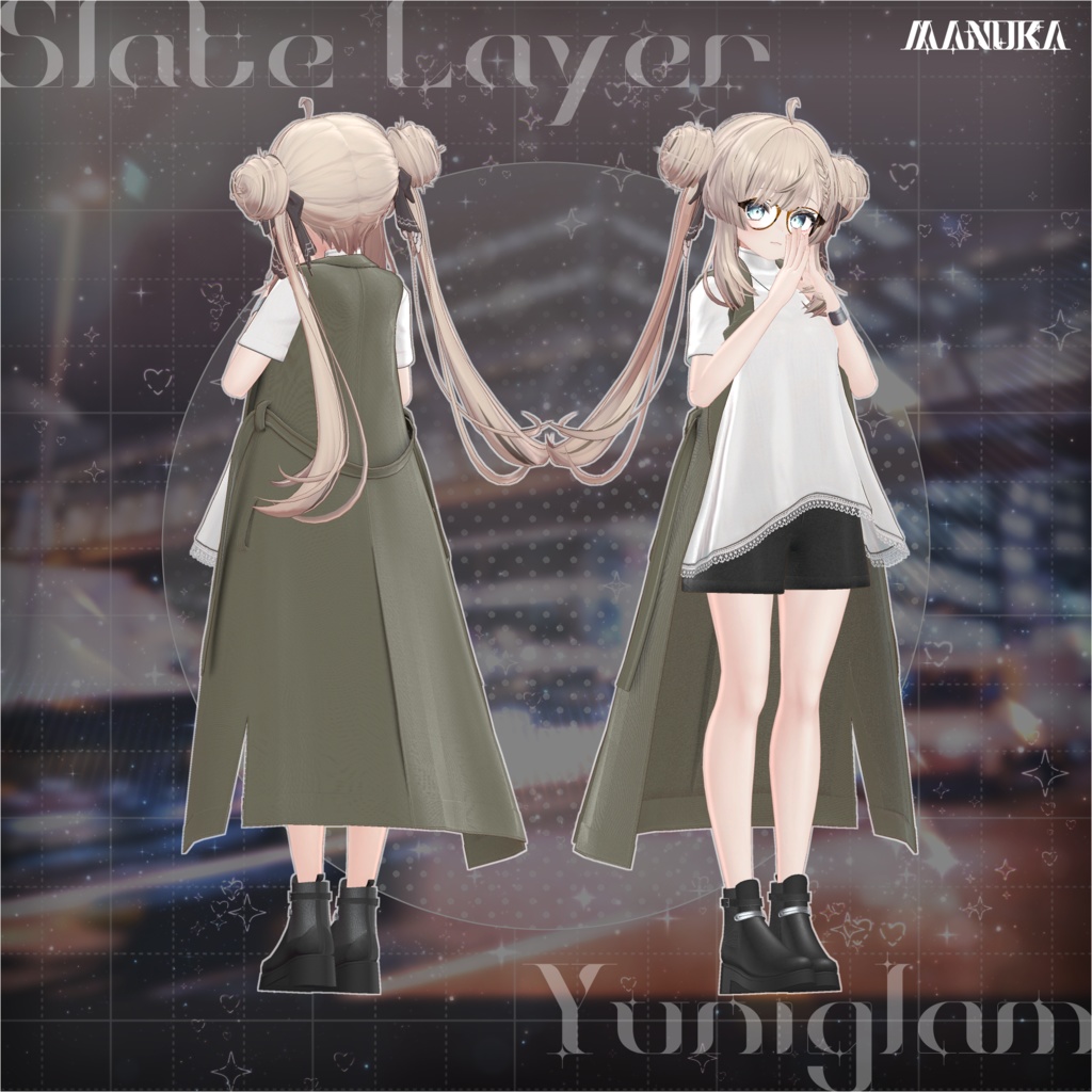 【MA対応】Slate Layer【VRChat向け衣装モデル】【15アバター対応】