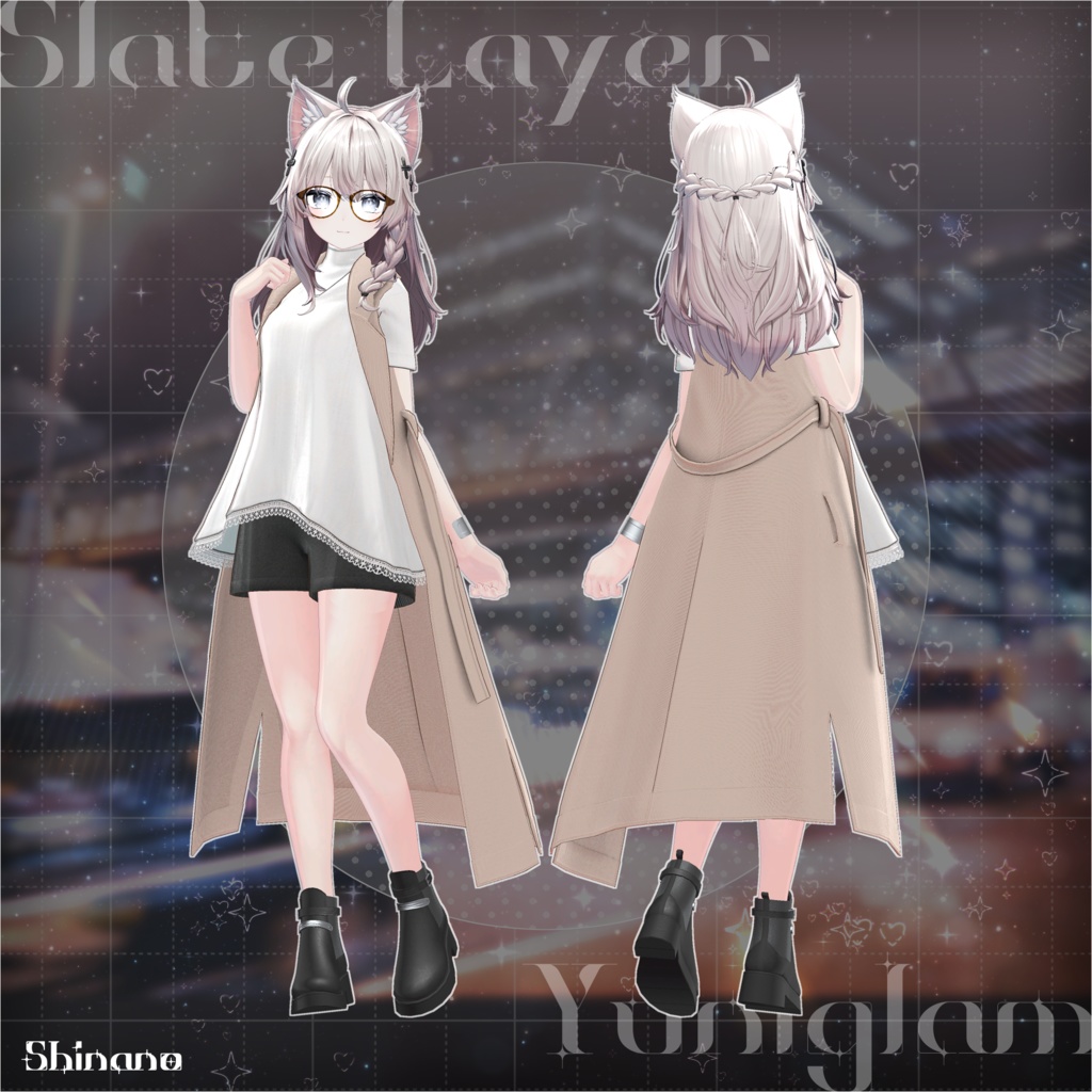 【MA対応】Slate Layer【VRChat向け衣装モデル】【15アバター対応】