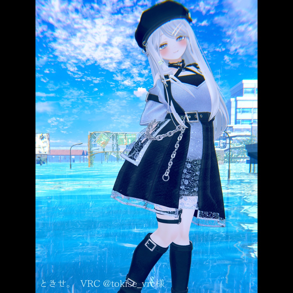 【MA対応】Vesper Argent ヴェスパー・アージェント【VRChat向け衣装モデル】【複数アバター対応】
