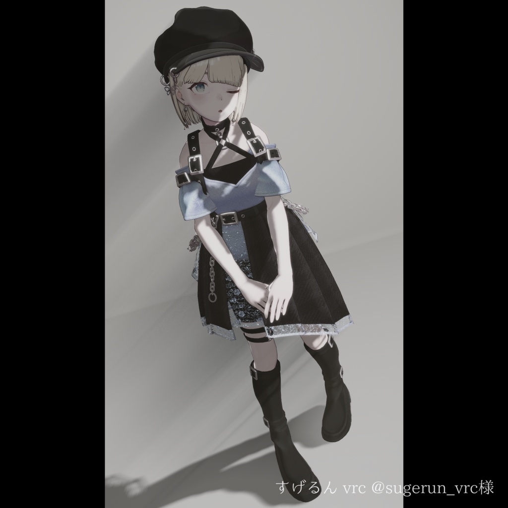 【MA対応】Vesper Argent ヴェスパー・アージェント【VRChat向け衣装モデル】【複数アバター対応】