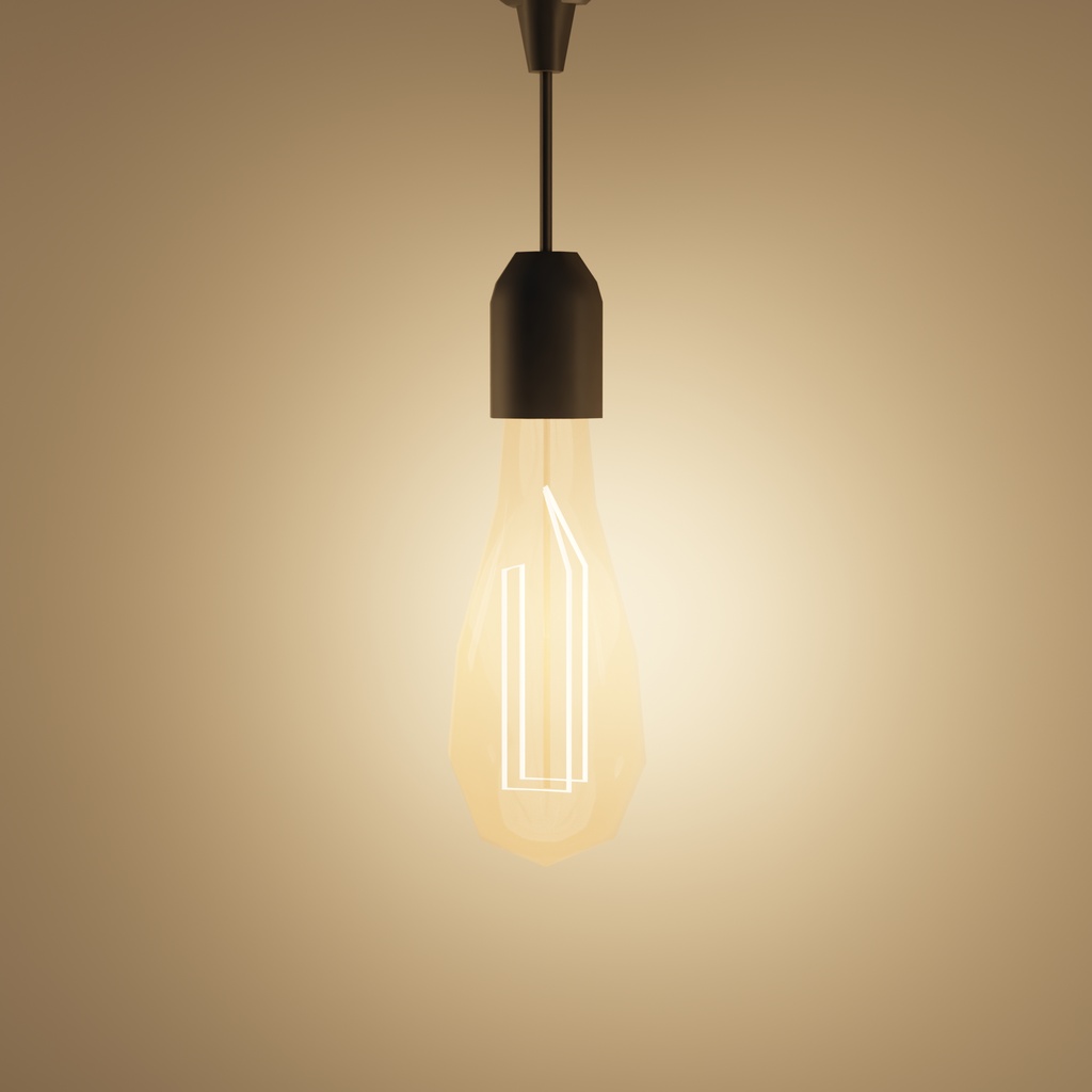 【3Dモデル】ガーランドライト&キャンドル 7種セット | 7 lighting props: 4 string lights (Edison bulbs 2 m / 3 m, globe bulbs color 2 m / warm 3 m) with sagging wires