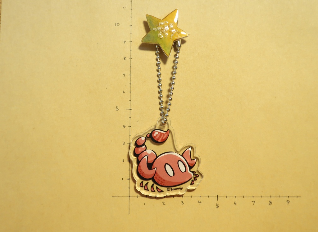 【ゆるっと星座絵アクキー】 さそり座