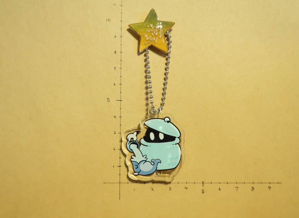 【ゆるっと星座絵アクキー】 みずがめ座