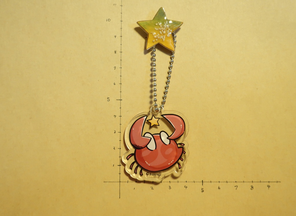 【ゆるっと星座絵アクキー】 かに座