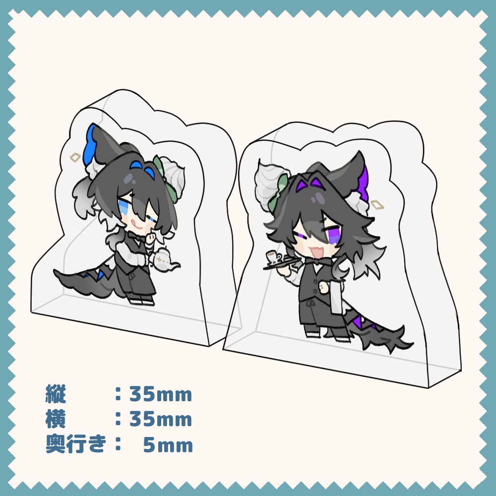 【peristerite 2周年記念】スイーツモチーフグッズフルセット【セット割引+おまけつき】