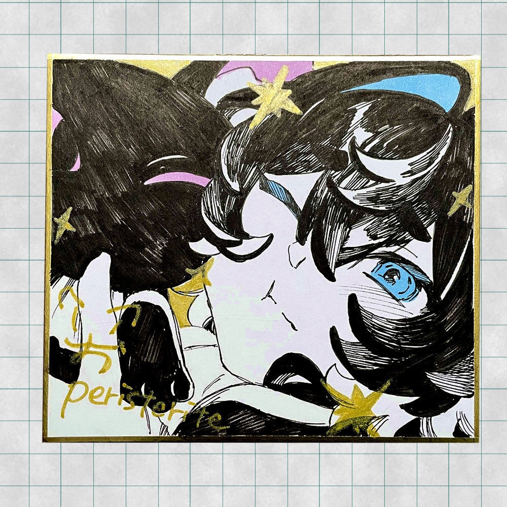 【デビュー1周年記念】直筆ミニ色紙➁【限定1枚】（※6/29 19:00販売開始）
