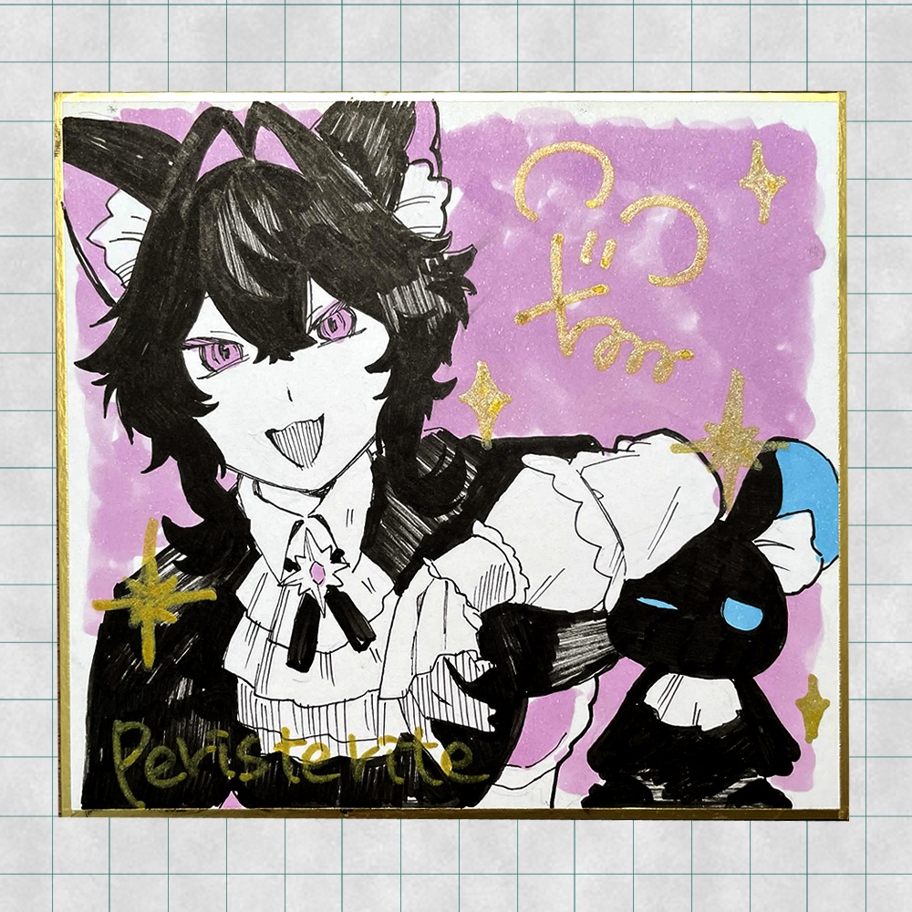 【デビュー1周年記念】直筆ミニ色紙⑦【限定1枚】（※7/4 20:00販売開始）