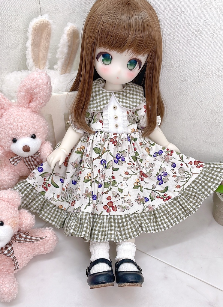 TinyFox 半袖ワンピース 1/6ドール