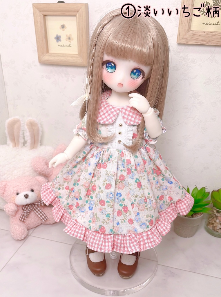 TinyFox 半袖ワンピース 1/6ドール