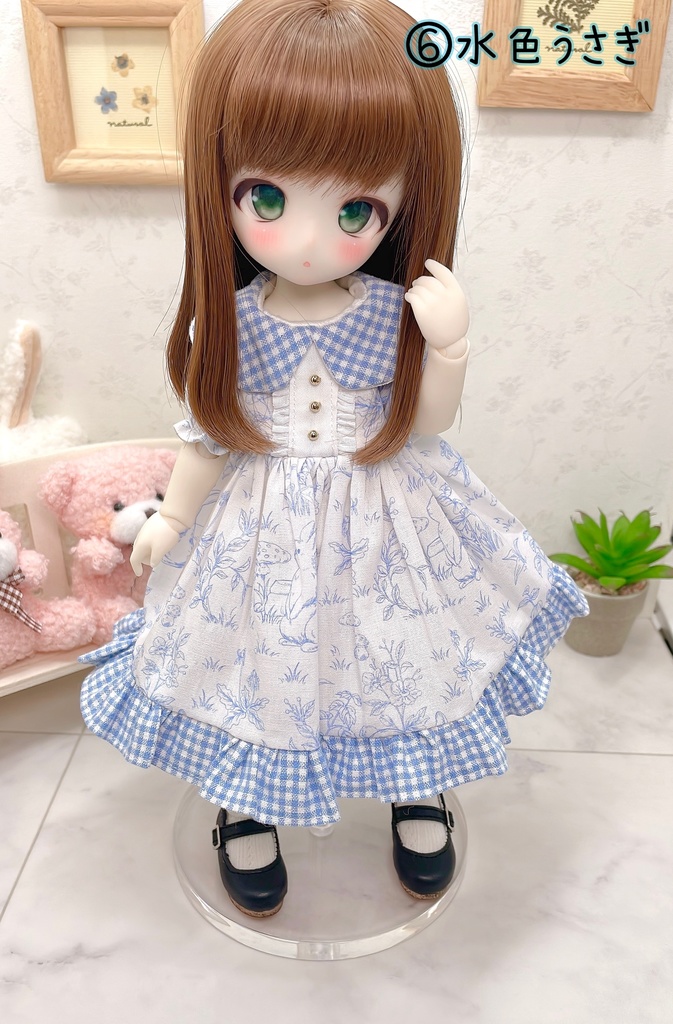 TinyFox 半袖ワンピース 1/6ドール