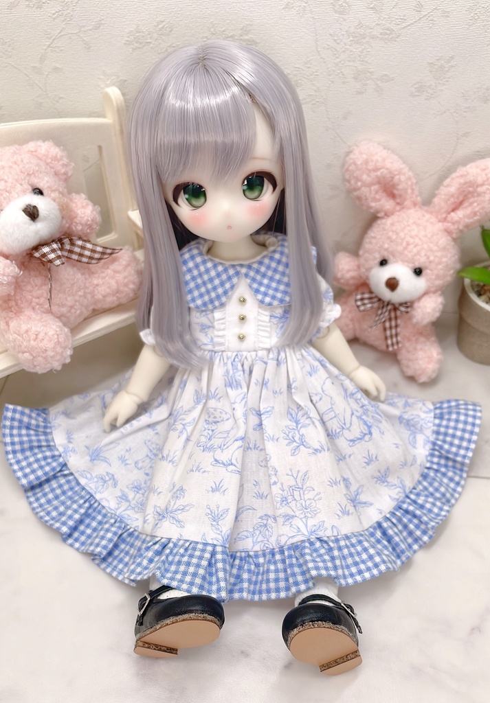 TinyFox 半袖ワンピース 1/6ドール