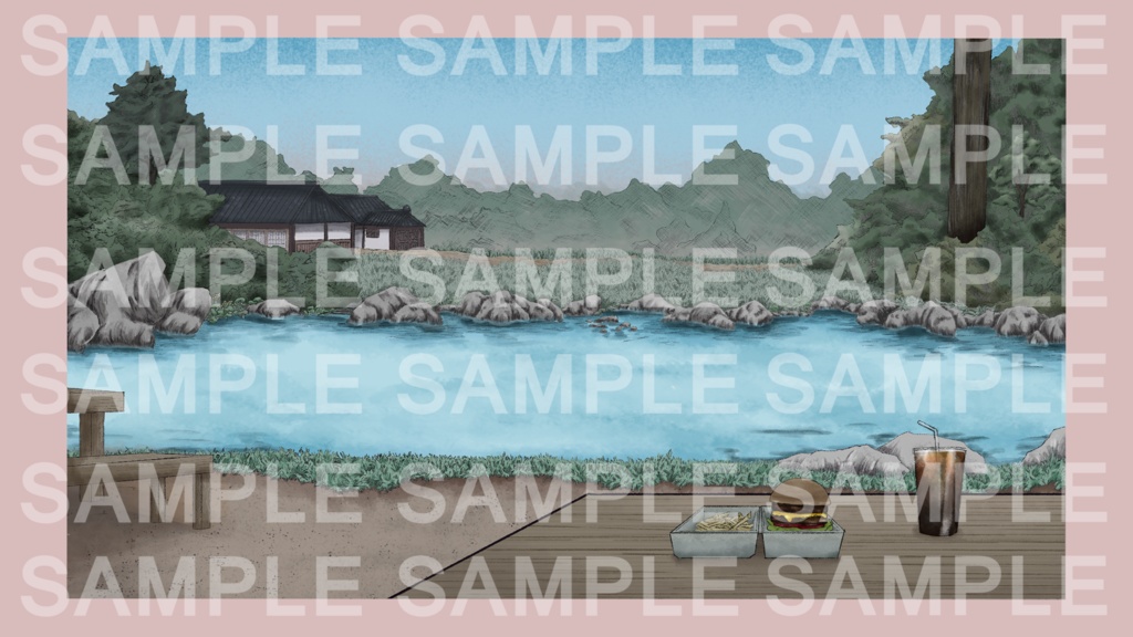 公園のような 庭園のような 背景