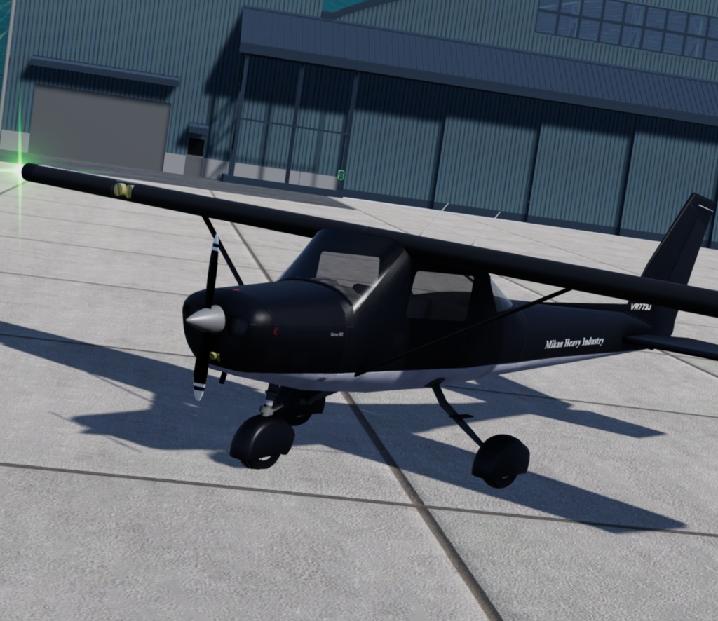 【VRChat飛行可能】Free高翼小型航空機 Citrus-150 【Sacc's Flight v1.8】