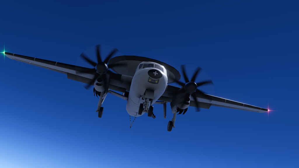【VRChat飛行可能】M-2D AEW 早期警戒機【Sacc's Flight v1.8】