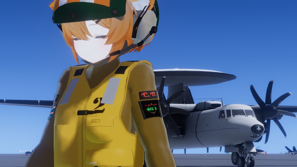 【VRChat飛行可能】M-2D AEW 早期警戒機【Sacc's Flight v1.8】