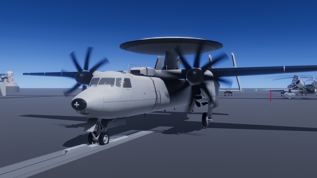 【VRChat飛行可能】M-2D AEW 早期警戒機【Sacc's Flight v1.8】