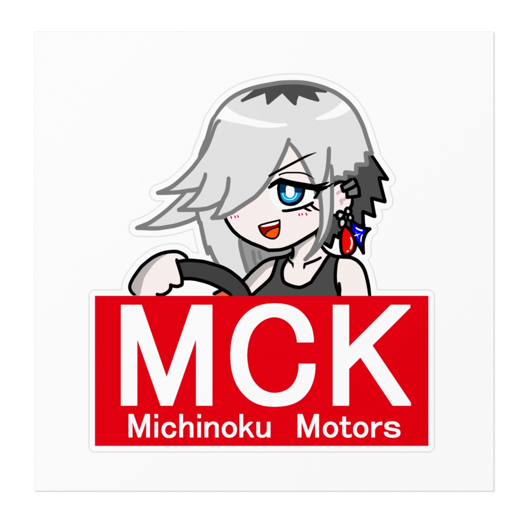 みちのくモータースステッカーver.1(受注生産分)