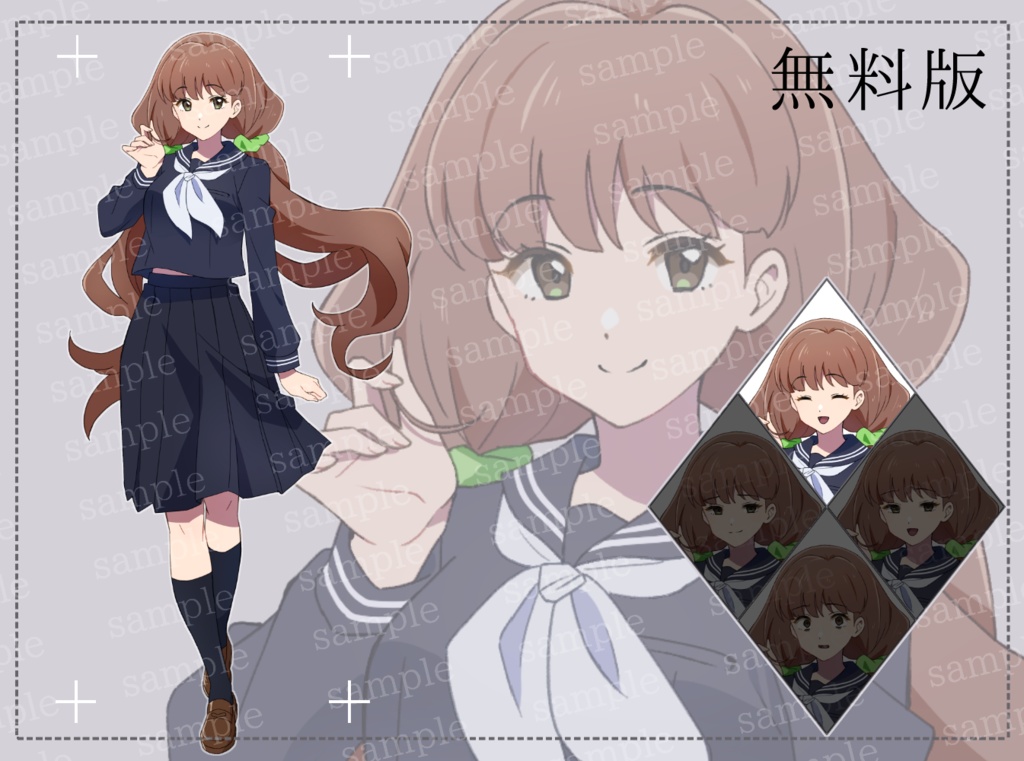 【立ち絵|女の子】お嬢様学生風