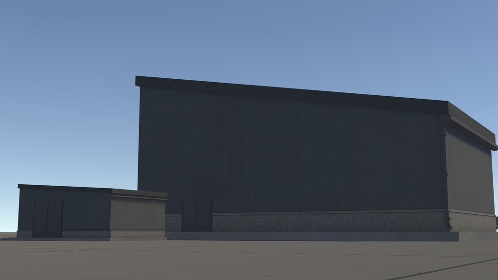 倉庫と監視塔セット