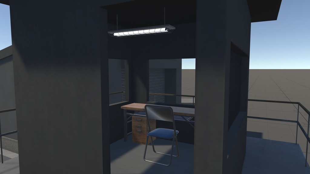 倉庫と監視塔セット