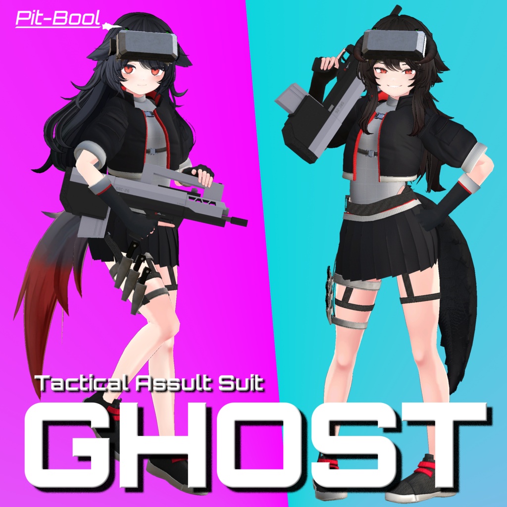 【銃ギミック付き衣装】GHOST