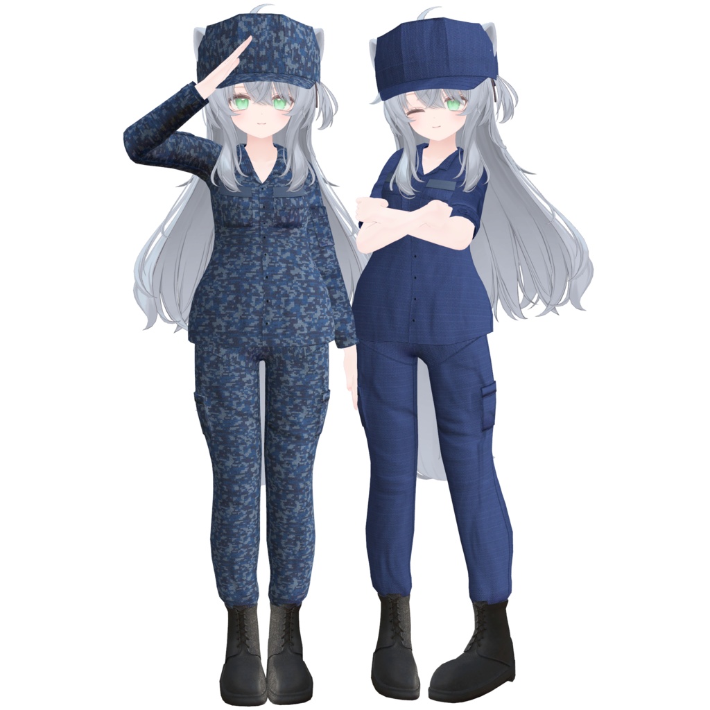 【11アバター対応】Navy Working Uniform