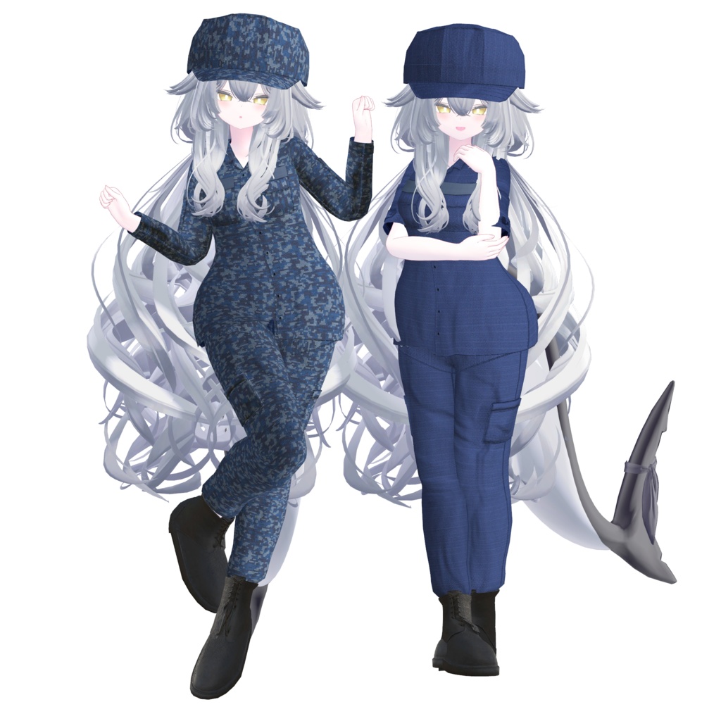 【11アバター対応】Navy Working Uniform