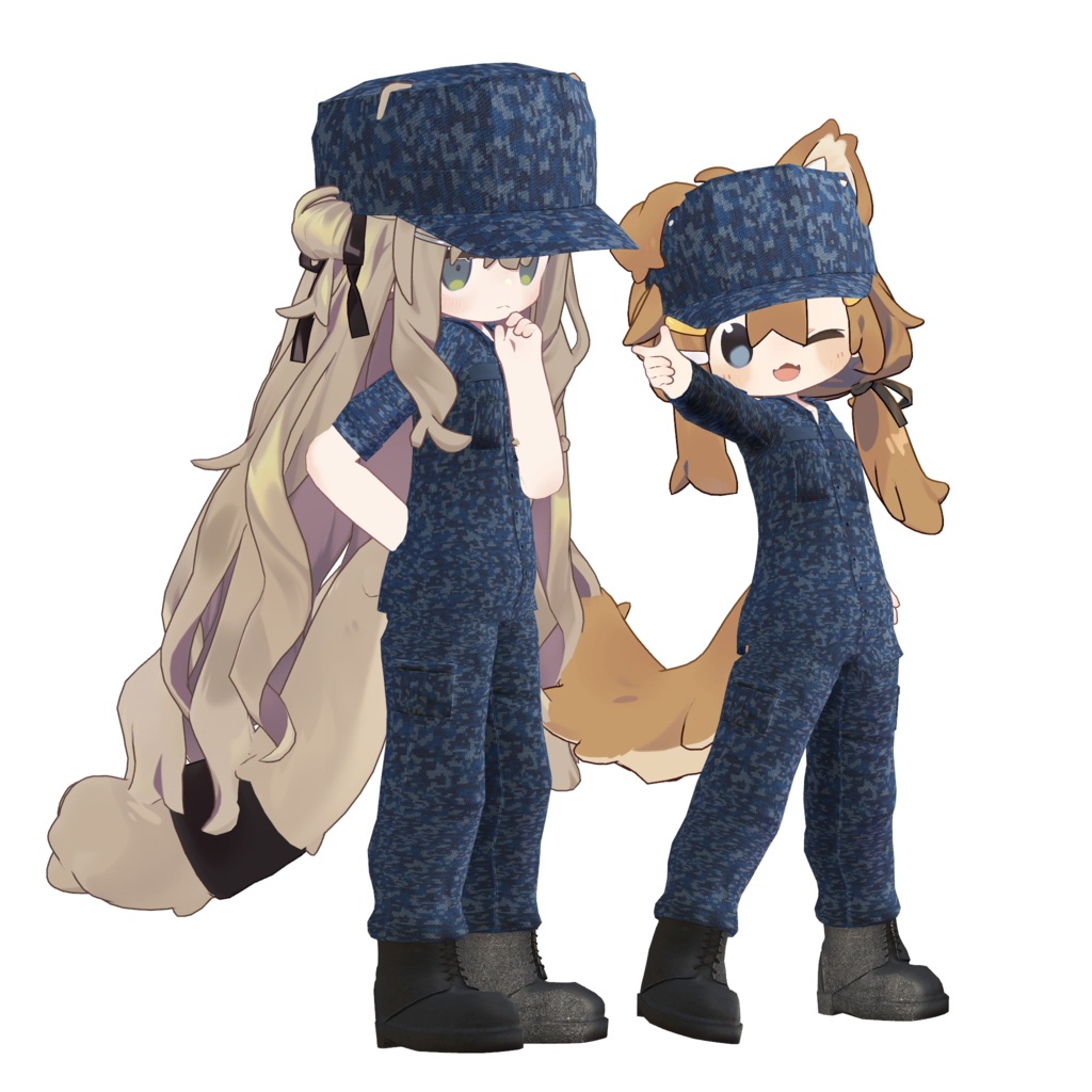 【11アバター対応】Navy Working Uniform