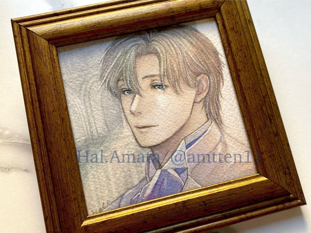 てのひらペーパーサイズ額装原画